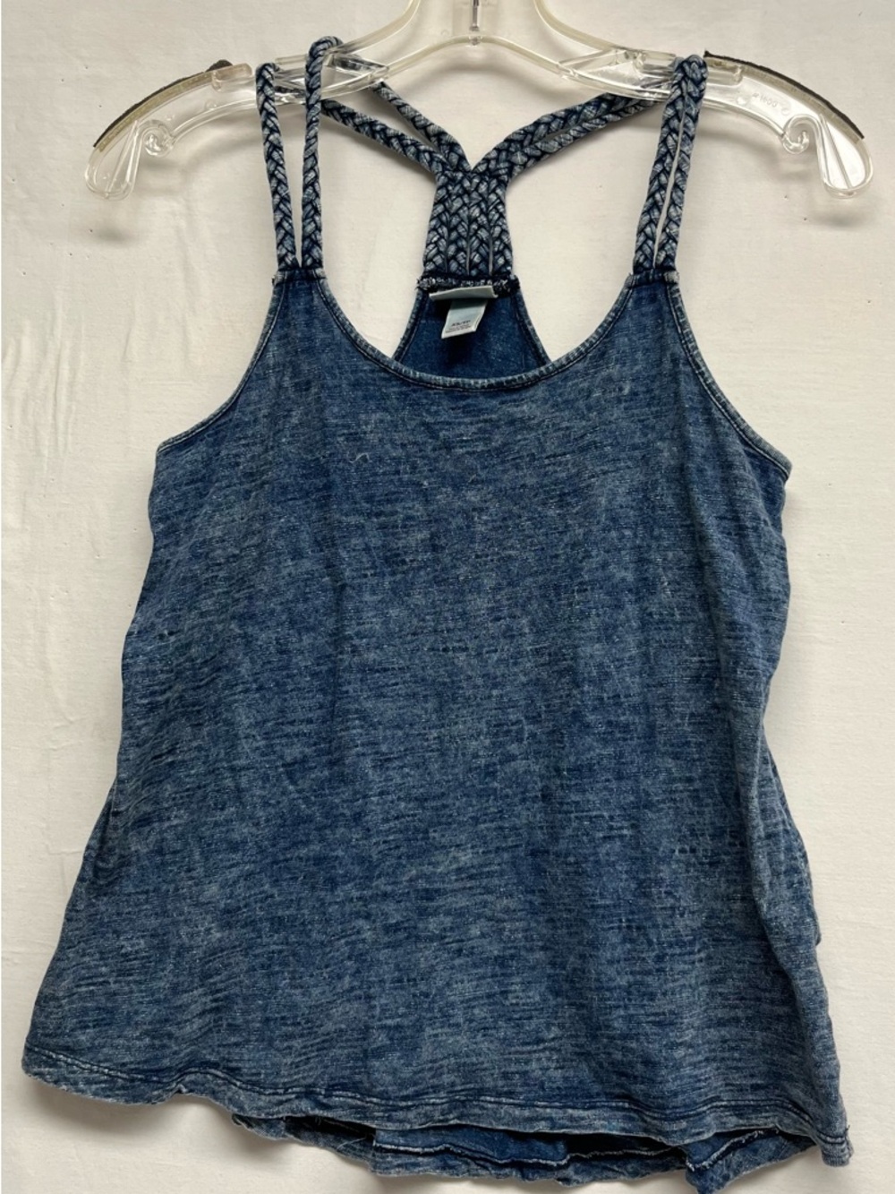 Mossino blue denim racer back top. Boho, Boho, Indie Sleaze, Festival, Casual